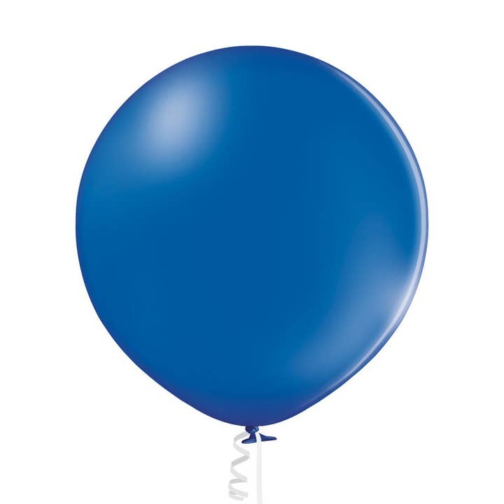 Premium koningsblauwe latexballonnenpakketten (5", 11", 16", 24" en 36") voor wholesale door Ellie's Party Supply