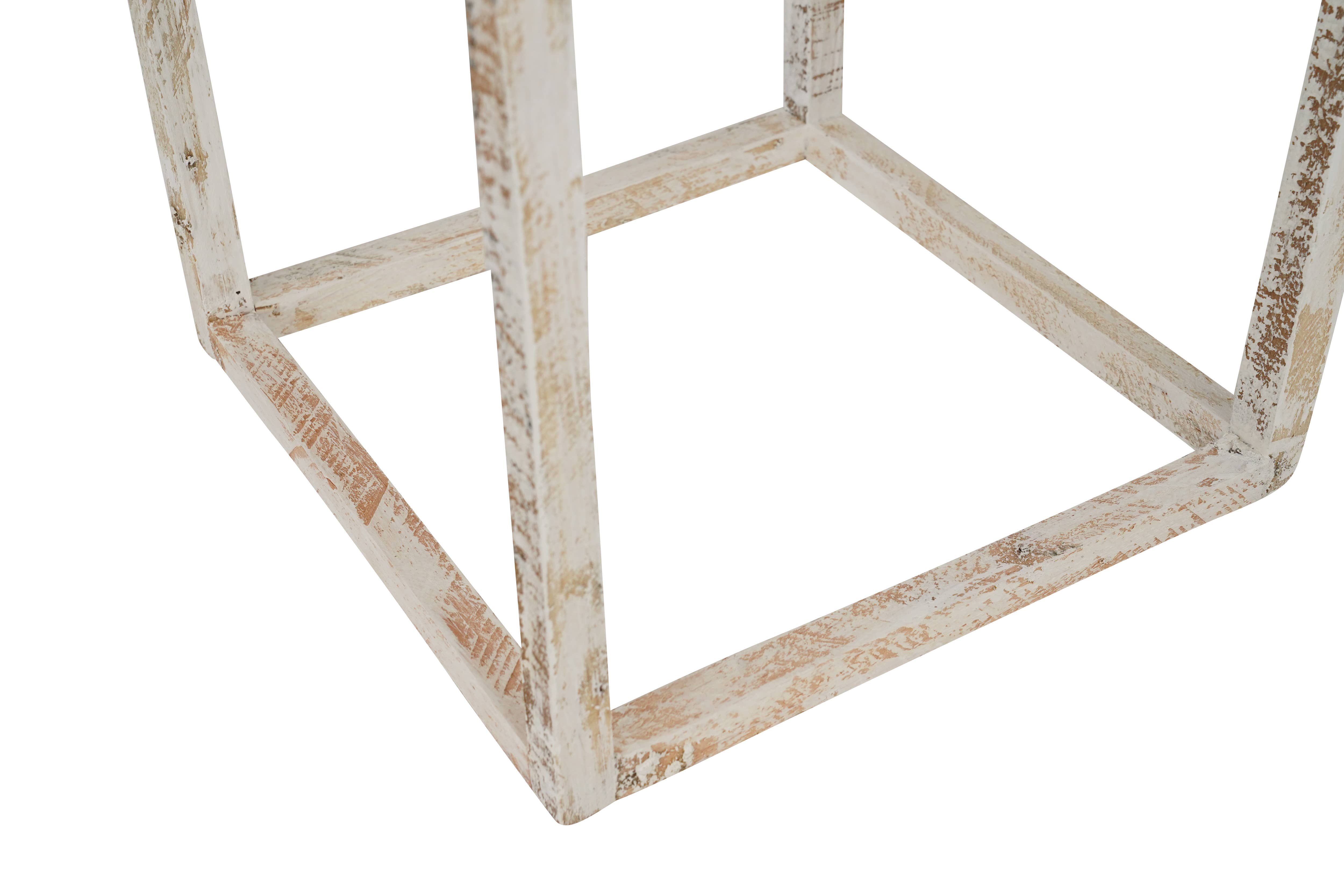 My Amigos Imports - Wholesale Lantern - Kota Farmhouse Wood Lantern-Set of 3- Lanterns-White-Beauty4