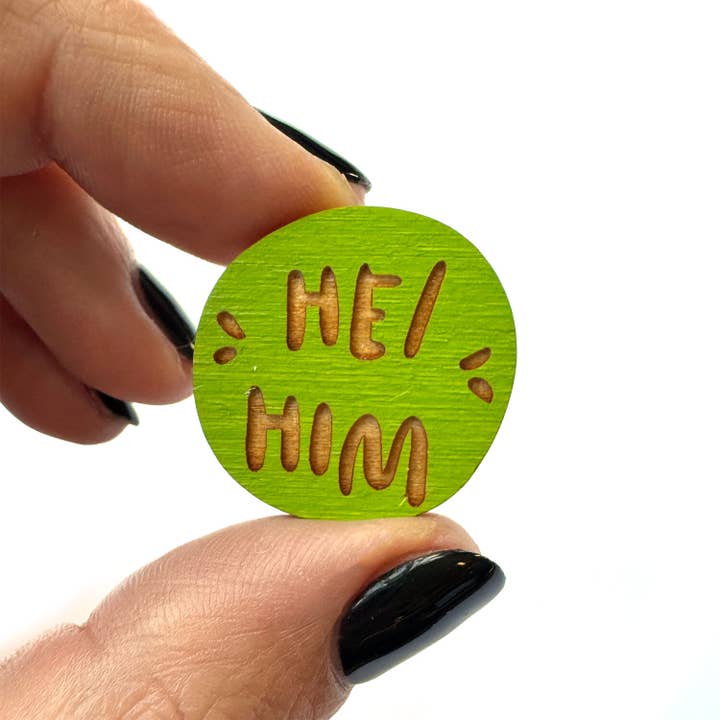 SnowMade - Wholesale Lapel Pin/Button - Pronoun Pins