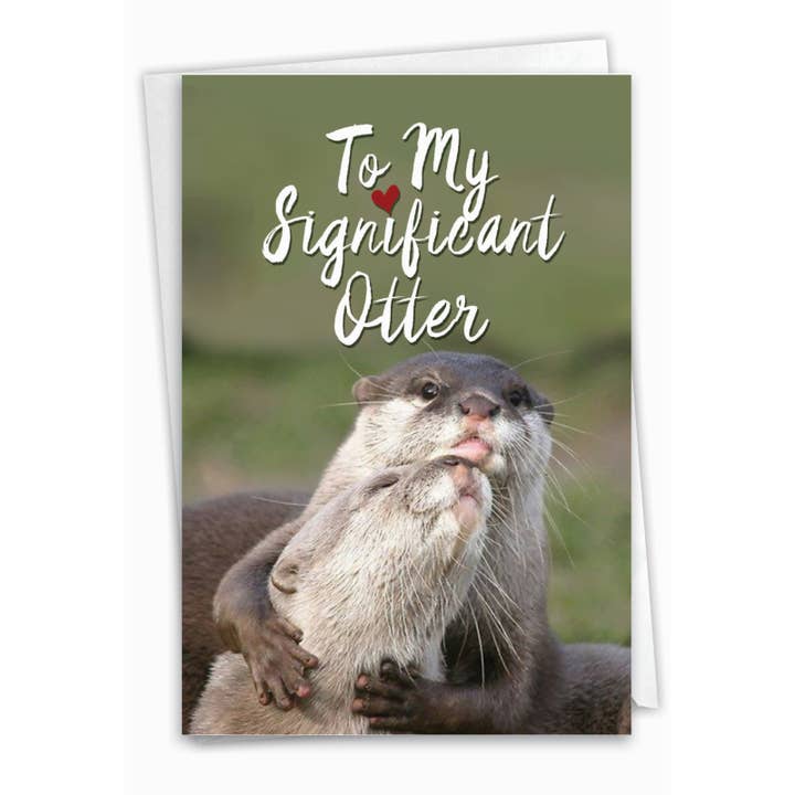 NobleWorks – Großhandel Geburtstagskarten – Geburtstagskarte - Signifikante Otter