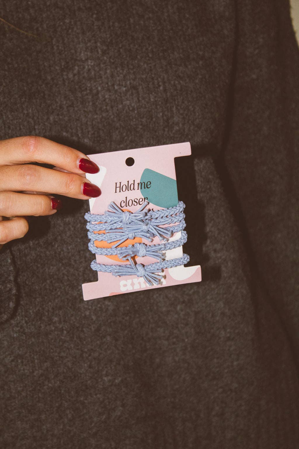 Shop Andi - Wholesale Hair Tie - Rustic Braided Hair Ties 5-pack7