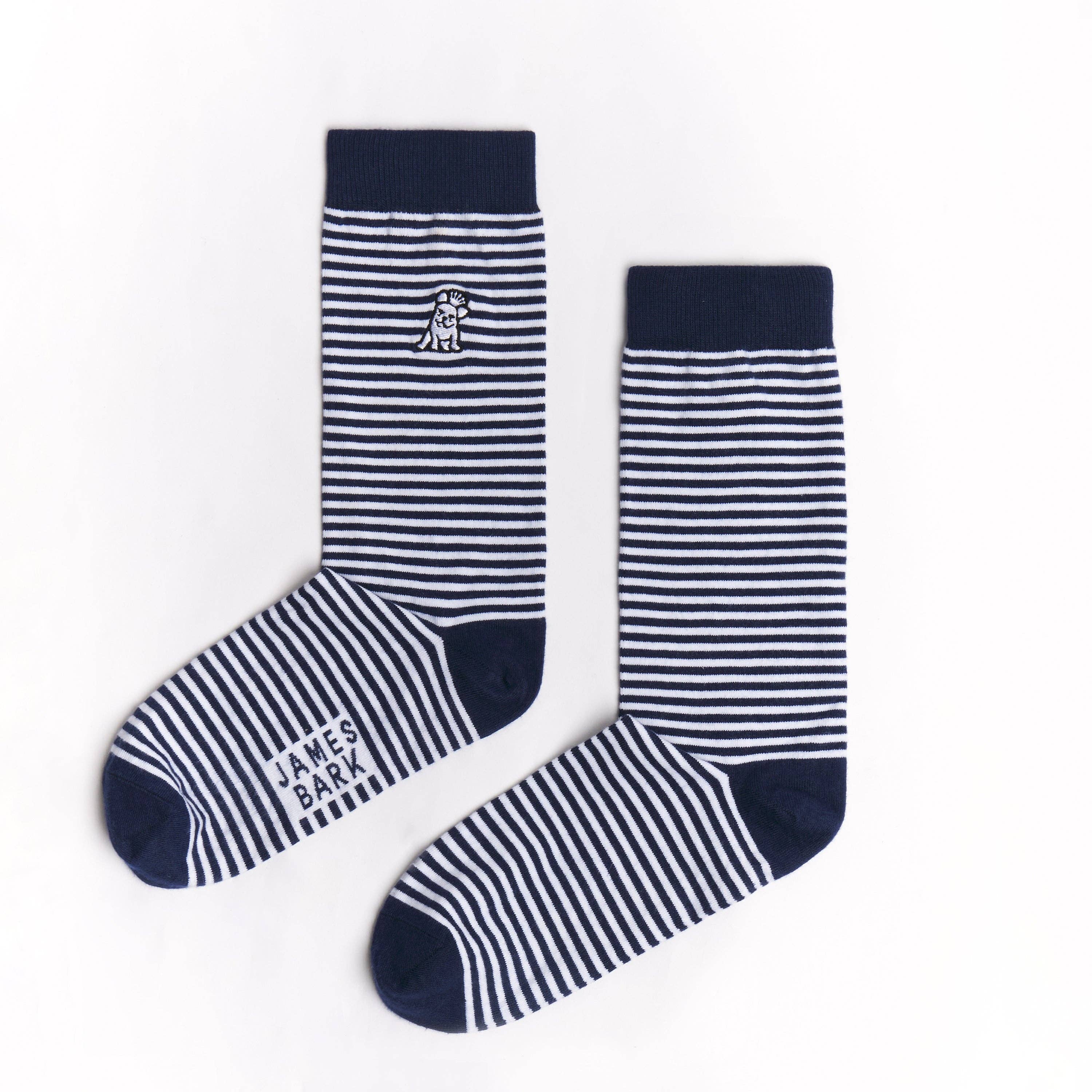 NAVY Men's Striped Printed Socks for wholesale on Faire0
