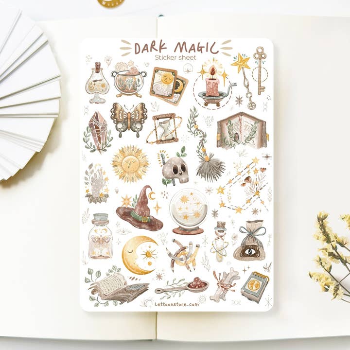 Foglio di Adesivi - Magia Oscura e ulteriori Risultati per prezzi fiori all'ingrosso. Resi gratuiti e termini di pagamento a 60 giorni su Faire in tendenza su Faire.
