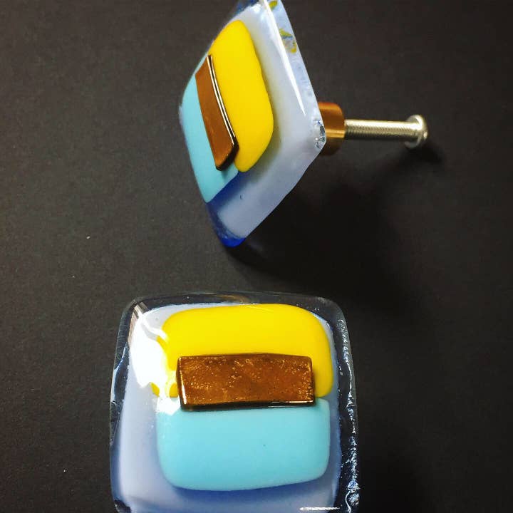 Murano glas møbler drejeknapper - 2 stk for engroshandel hos Rachel Ortiz