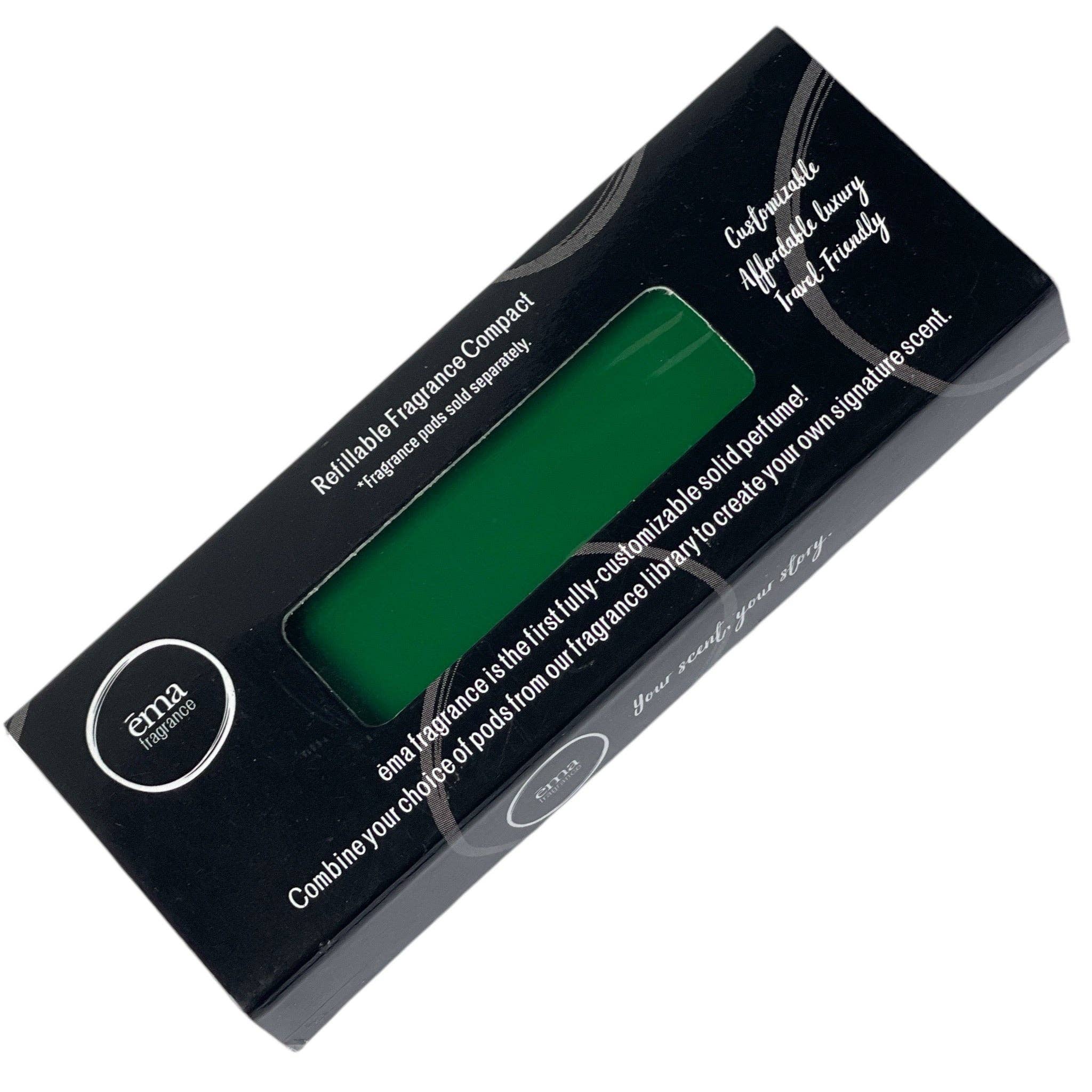 ēma fragrance - Vente Miroirs de poche - Ibiza Jade - Boîtier Rechargeable pour Parfum Personnalisé11