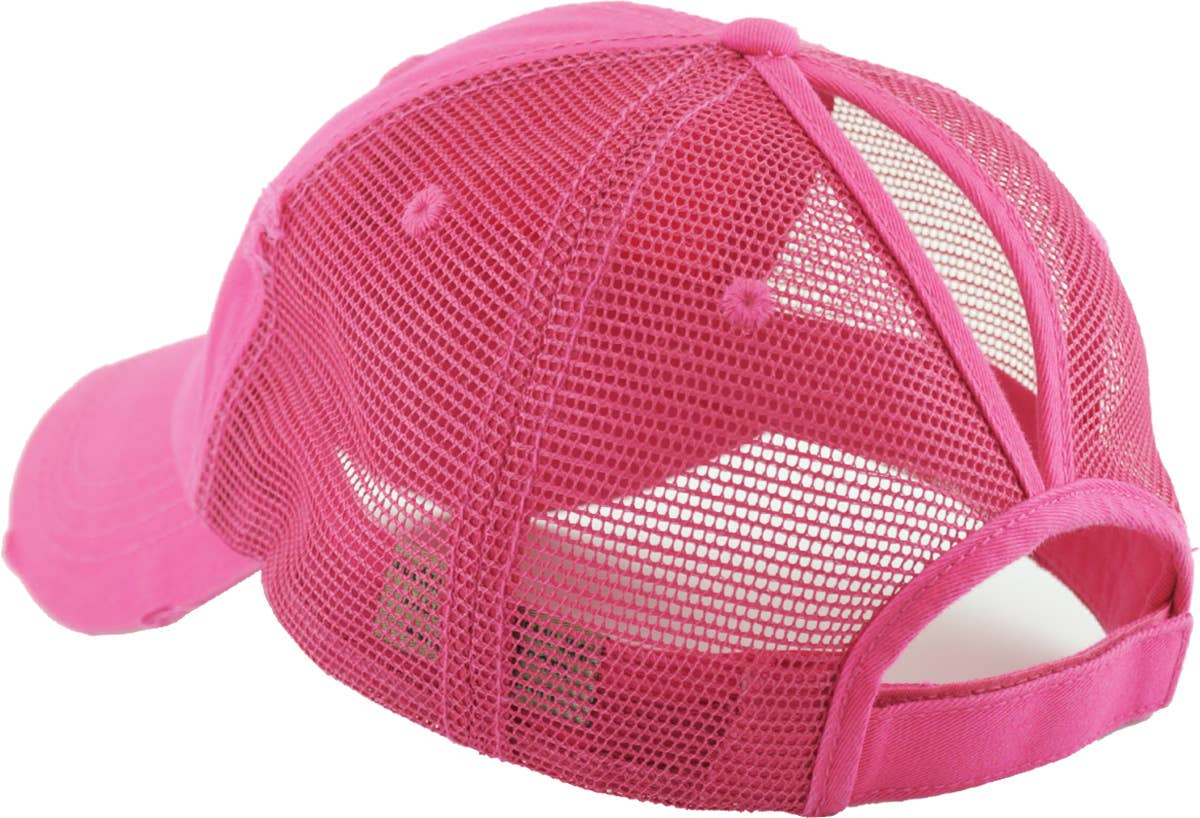 KBETHOS – Boné de beisebol - Mulher por atacado – Boné ajustável de malha com abertura para rabo de cavalo33