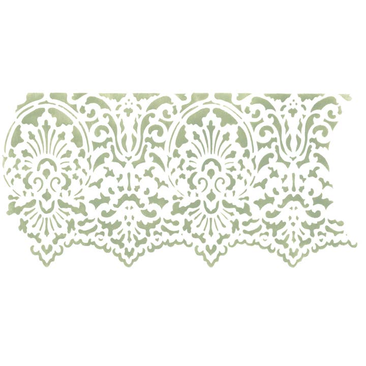 Designer Stencils - Wholesale Wallpaper - Victorian Lace Wall Stencil1