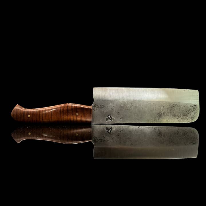 Couteau de cuisine Büls 004 avec manche bouclé en gidgee pour la vente par Voss Knives