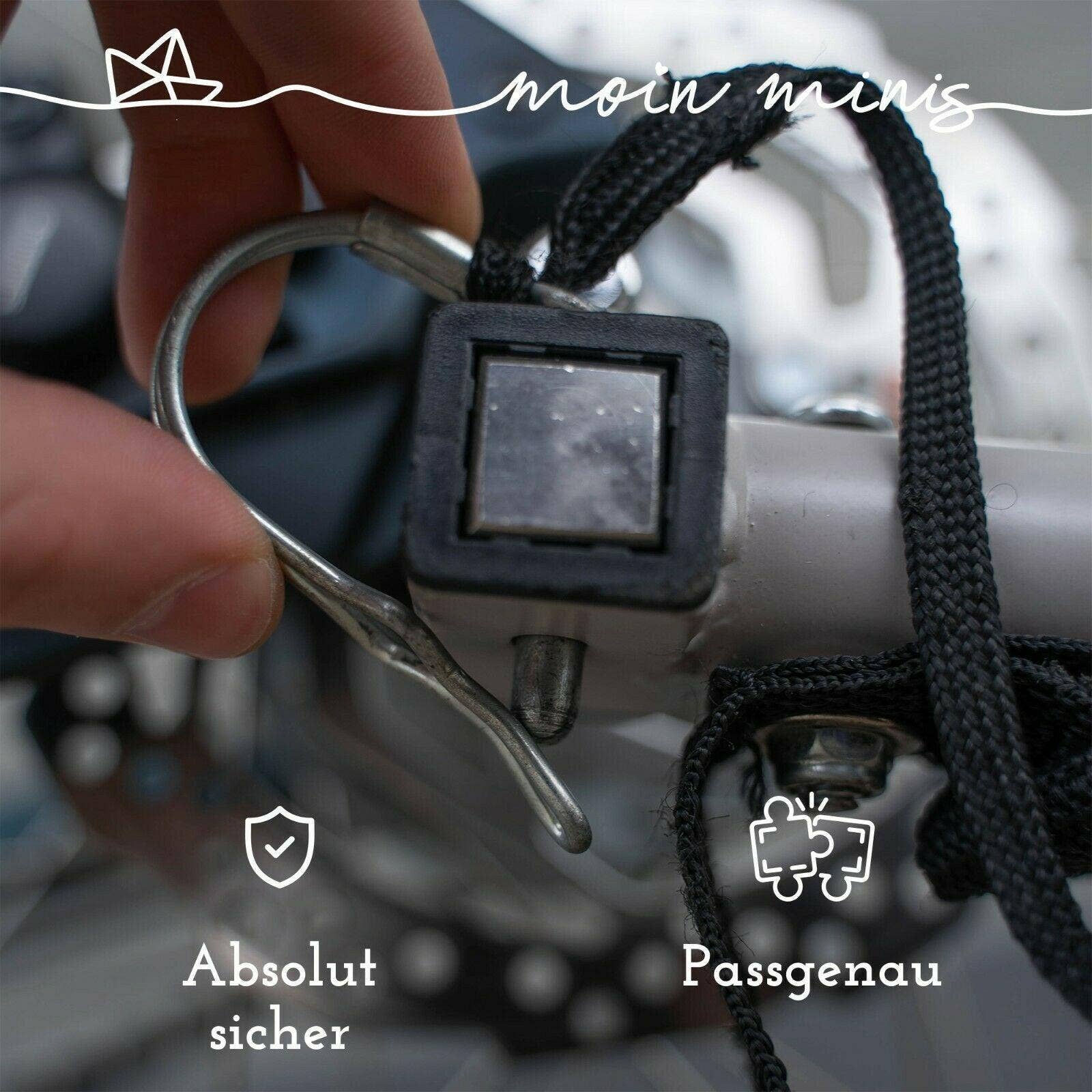 Mixcover GmbH - Wholesale Biking Accessories - Moin minis adapter Croozer bicycle trailer up to 2015, Croozer 535/737/kid1+2, van 101, cargo axle adapter additional coupling3