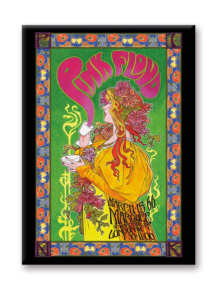 Pink Floyd - Art Poster Flat Magnet (2.5" x 3.5") for wholesale by Great Stuff Novelties (GSN) by NMR Brands