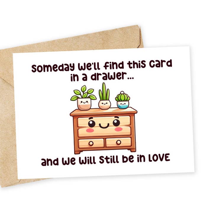 Chewy Lemon Studio - Wholesale Love Card - Someday We'll Find This Card... Still in Love0