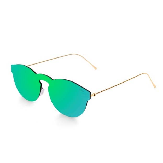 Lente verde plana BIARRITZ FLAT METAL para venta al por mayor de Sunpers Sunglasses