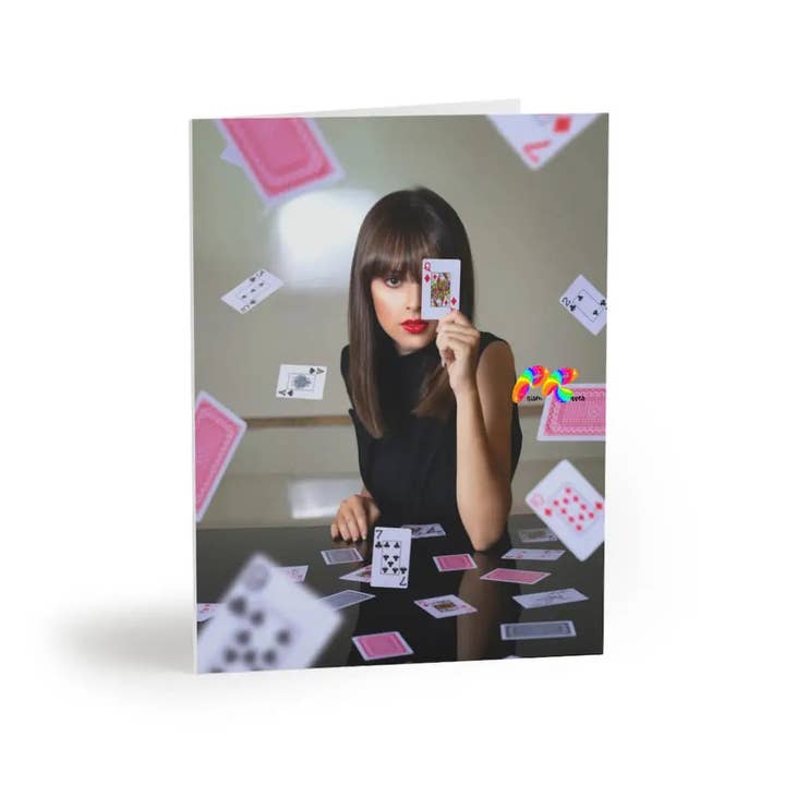 Cartes magiques, cartes de vœux encourageantes pour la vente par Prism Raves