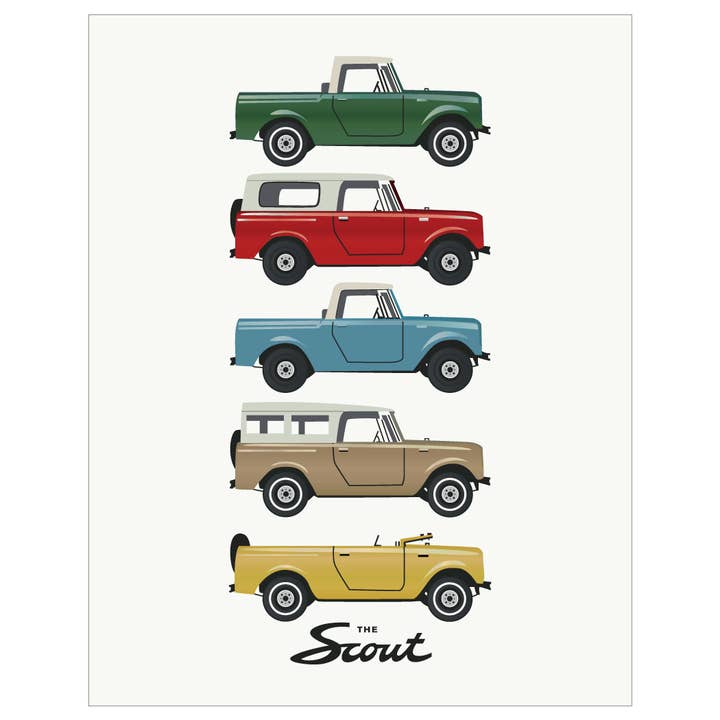 2.5'' x 3.5'' International Harvester Scouts Magnet for wholesale by Fridgedoor