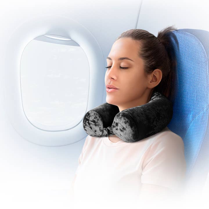 Cloudz - Wholesale Travel Pillow - Cloudz Flex Multi Use Memory Foam Travel Pillow - Grey