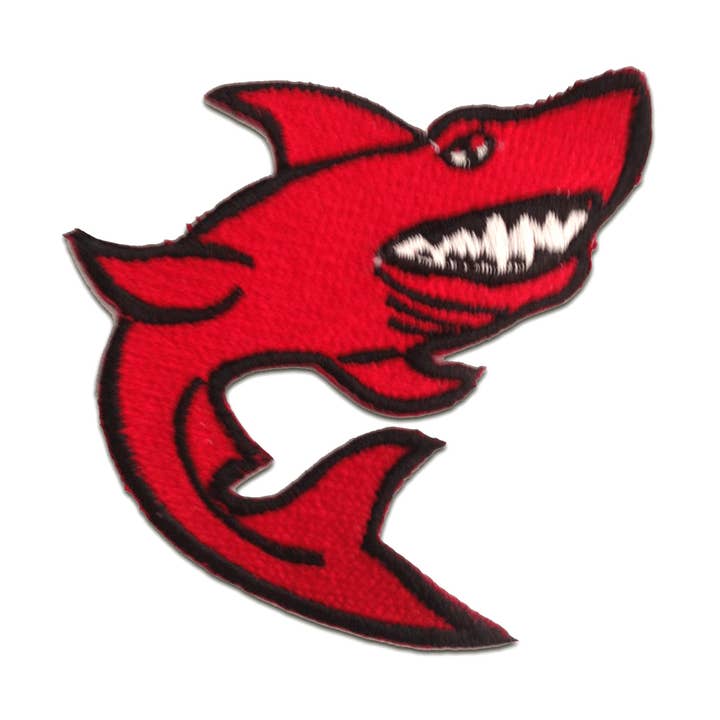 Opstrijkpleister - haaidier voor wholesale door Catch the Patch