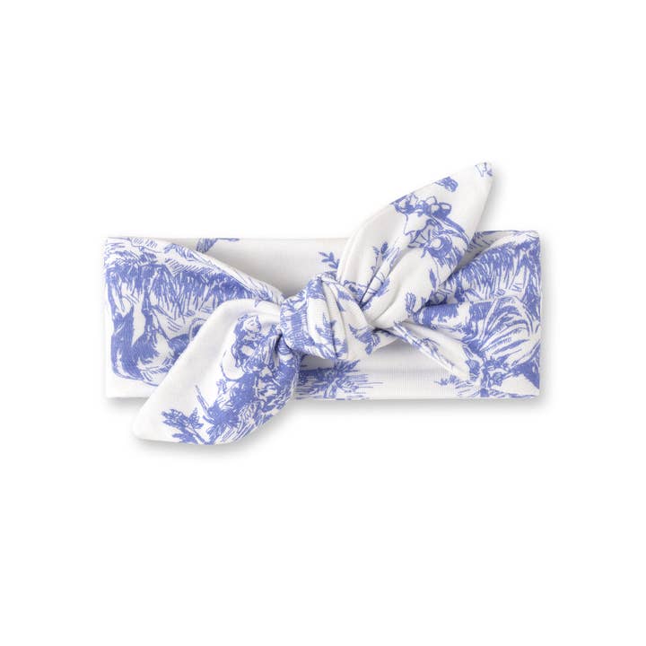 Tesa Babe - Wholesale Fashion Headband - Baby - Baby Girl's Toile de Jouy Bamboo Headband