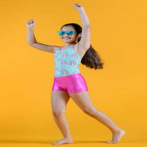 Toddler Girls Preschool Gymnastics Leotard & Short sets – D2 Activewear