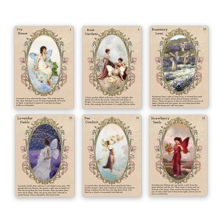 Red Wheel/Weiser LLC - Wholesale Tarot Cards - Sisters of the Fae: 33 Cards & 80 Pg. Book-Fairy Oracle4