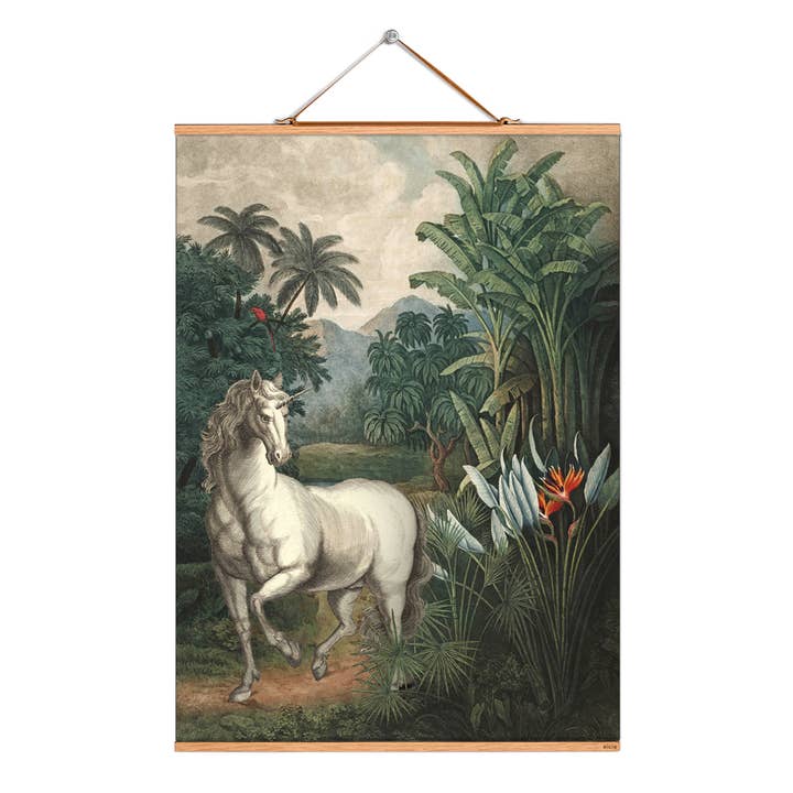Scroll picture illustration # 302/Mashup/Unicorn/Garden for wholesale by Eicie
