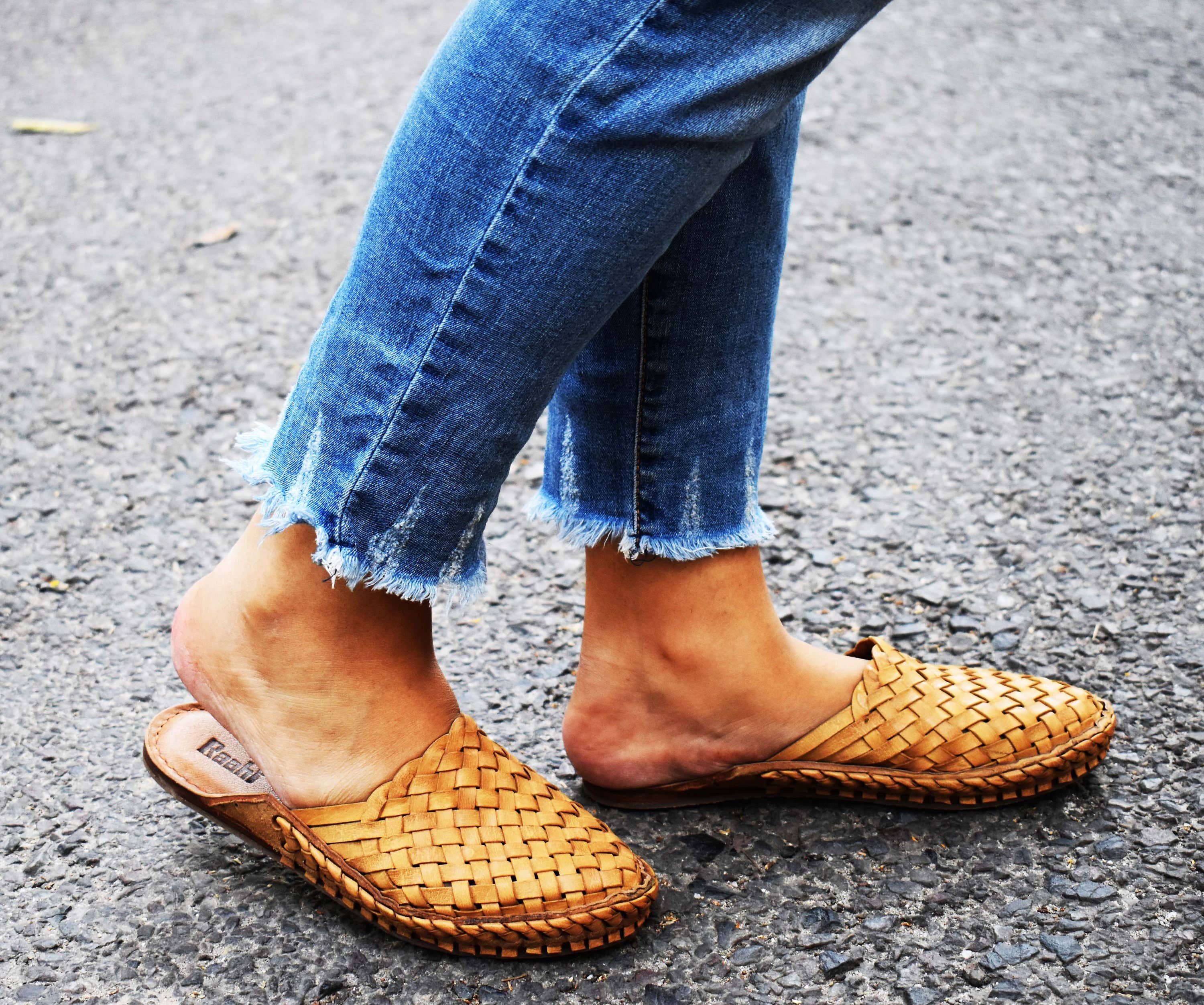 Raahi Global - Wholesale Mules - Women's - Natural Leather Mule Handwoven Sandal For Women1