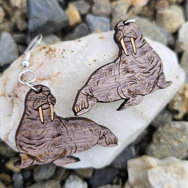 Sadie J. & Co. - Wholesale Dangle Earrings - WALRUS | Dangle Earrings0