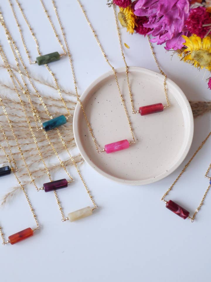 Ohana Halskæde - Azeria - Rustfrit Stål for engroshandel hos Azeria Création