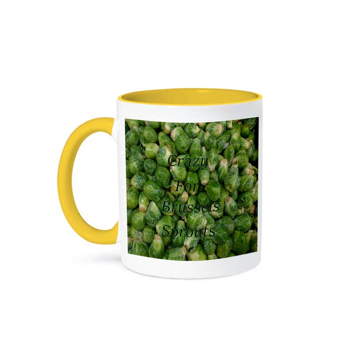 3dRose - Wholesale Coffee Mug - 3dRose, Image of Crazy For Brussels SproutsOn Photo of Vegetable, Mug