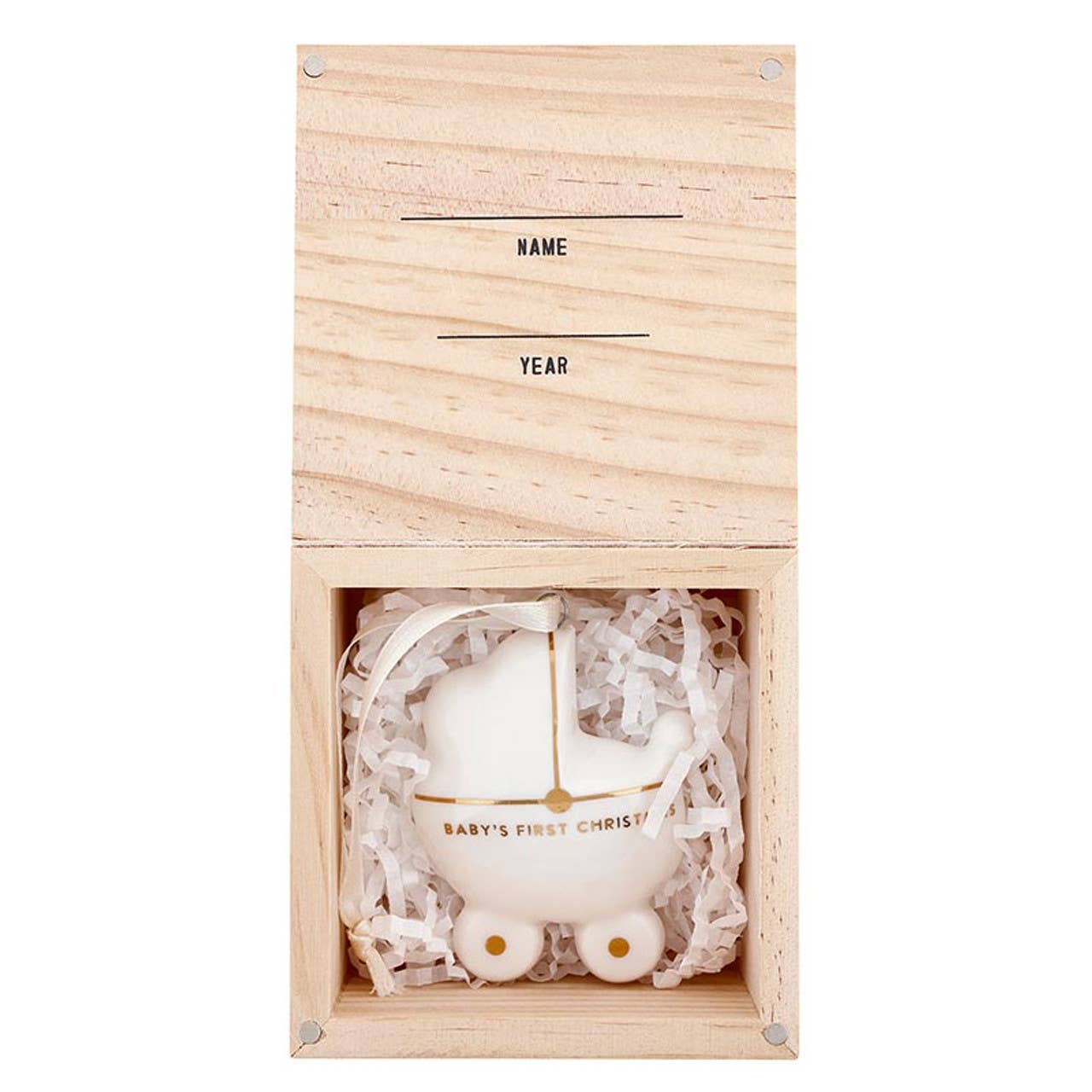 Stephan Baby by Creative Brands - Wholesale Ornament - Kids & Baby - Baby's First Christmas Ornament - Baby Carriage2