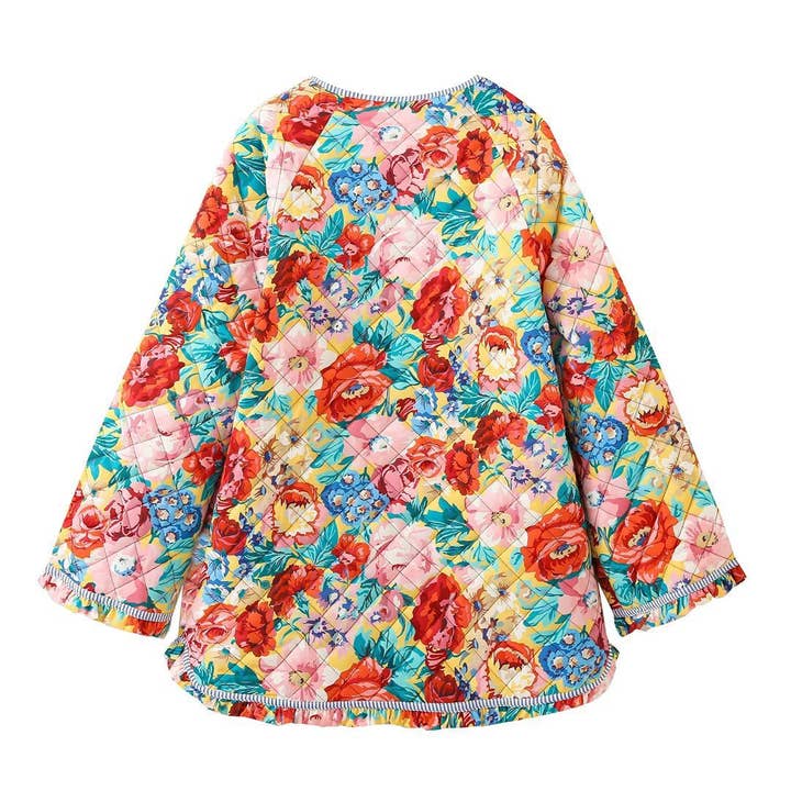 Decor Floral print padded coat winter jacket for wholesale on Faire
