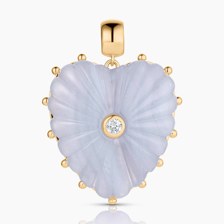 Berloque de Renda Azul Malene por atacado de THATCH