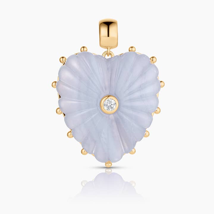 Malene Blå Blonde Vedhæng Charm for engroshandel hos THATCH