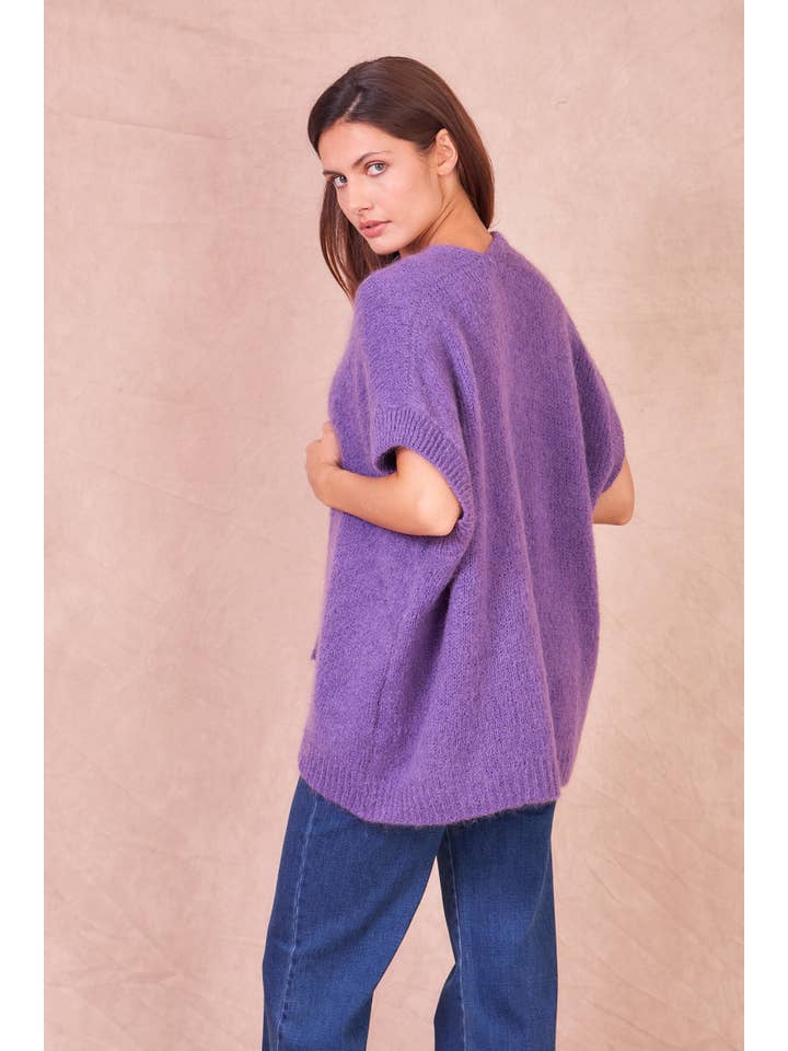 Calie Paris - Wholesale Cardigan – Women’s - Sleeveless Mohair Blend Sweater3