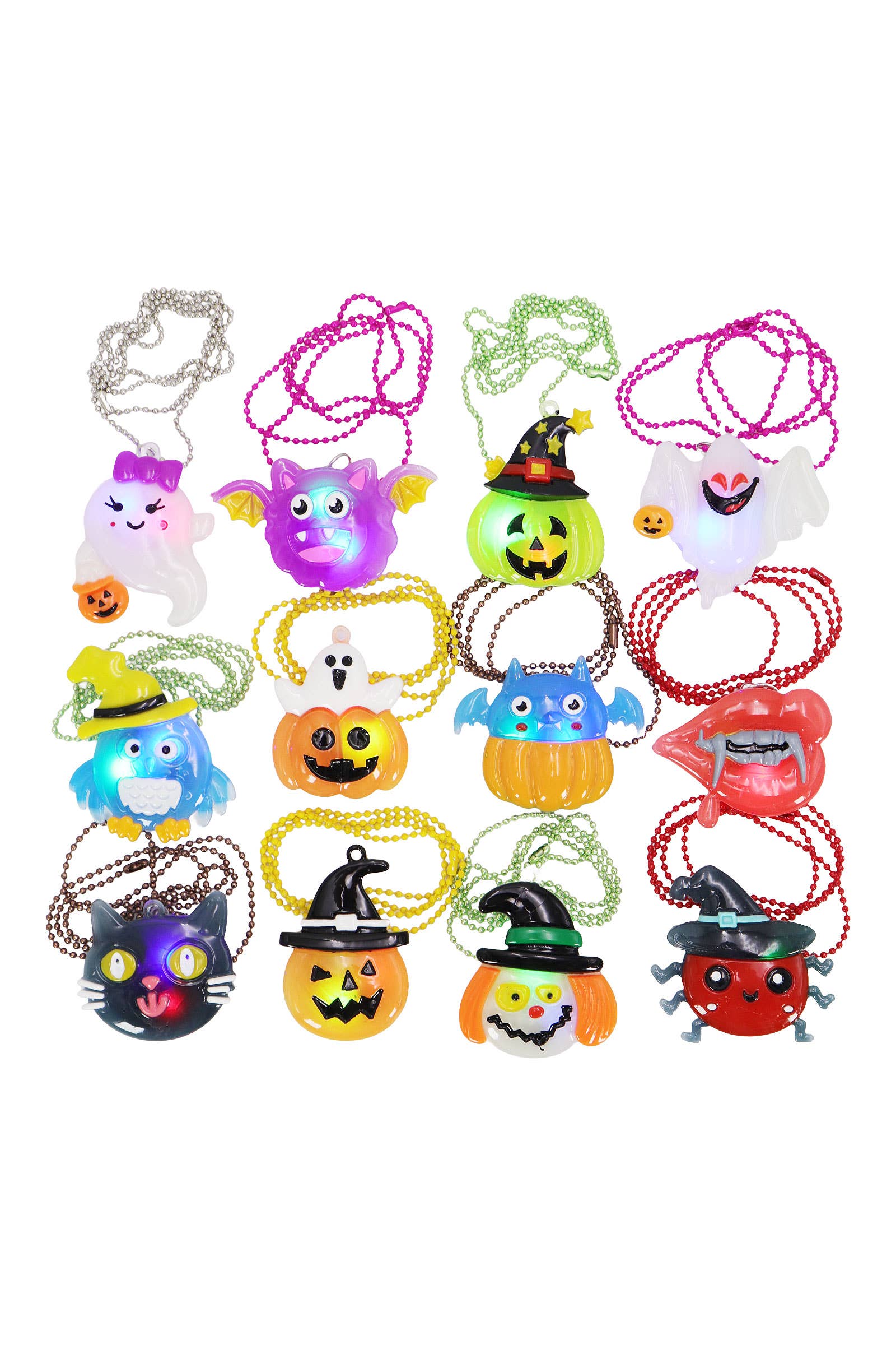 ASSORTI Halloween LED lichtketting met hanger - set van 12 stuks voor groothandel op Faire11
