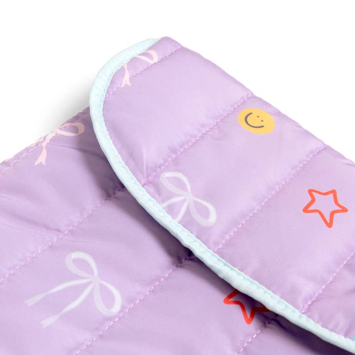 Callie Danielle - Wholesale Laptop/tablet case – Women's - Smiley Faces & Coquette Bows Laptop Sleeve2