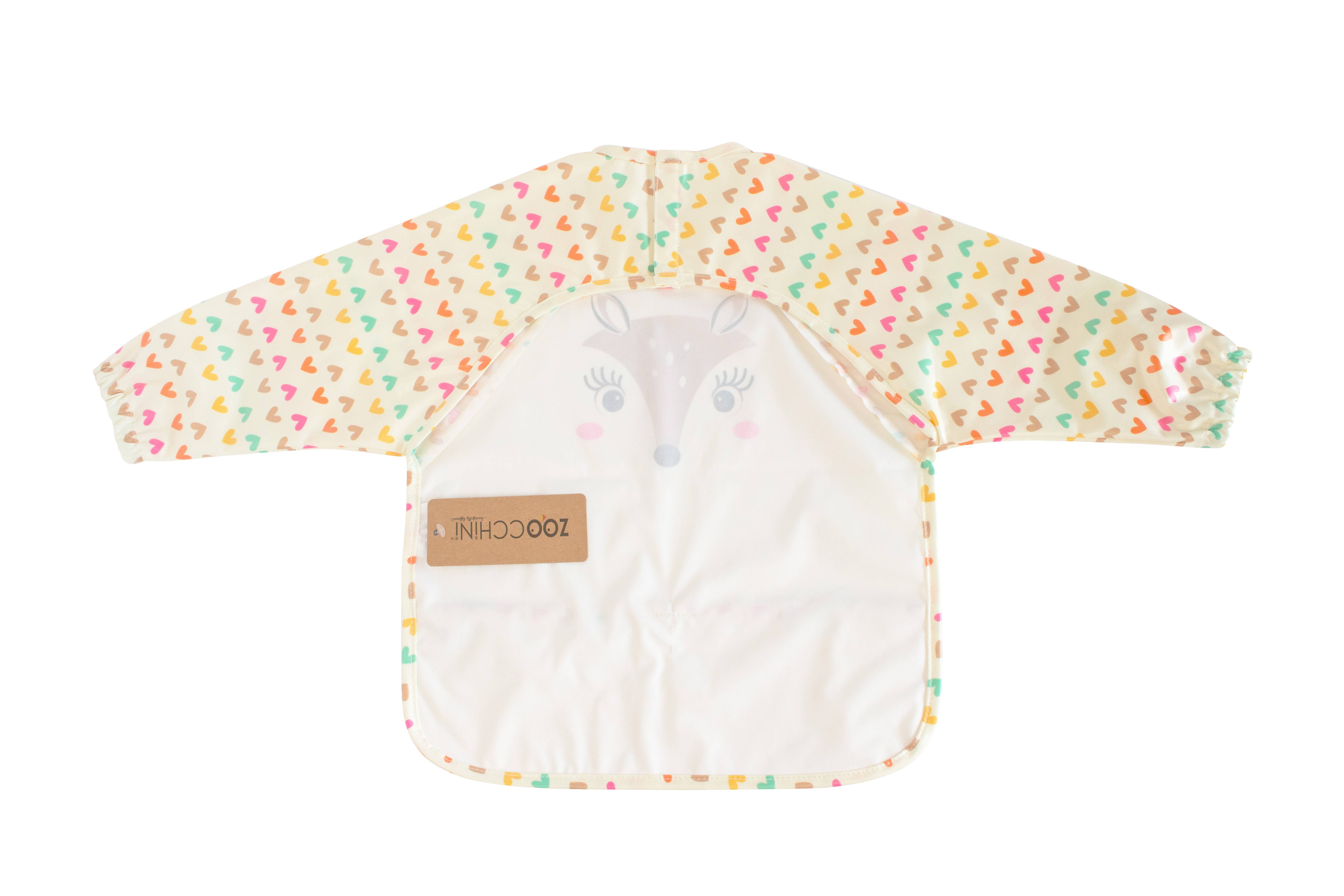 ZOOCCHINI - Wholesale Bib - Baby - Sleeved Bib/Art Smock - Fiona the Fawn1