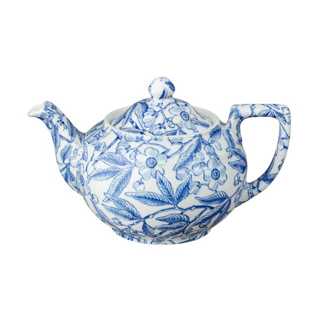 Petite théière Prunus bleue pour la vente par Burleigh