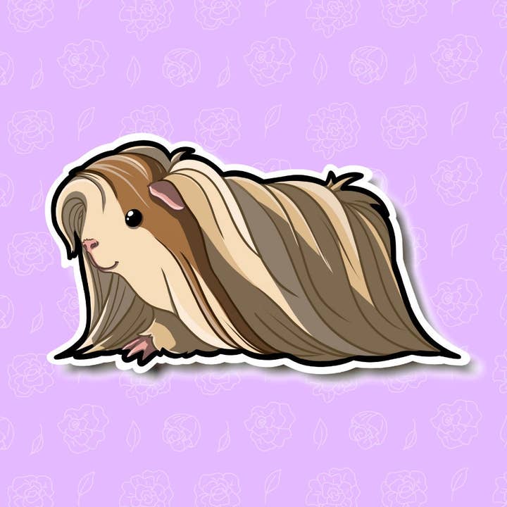 Adesivo per capelli lunghi Guinea Pig per la vendita all'ingrosso da parte di Mega Kawaii Cuties