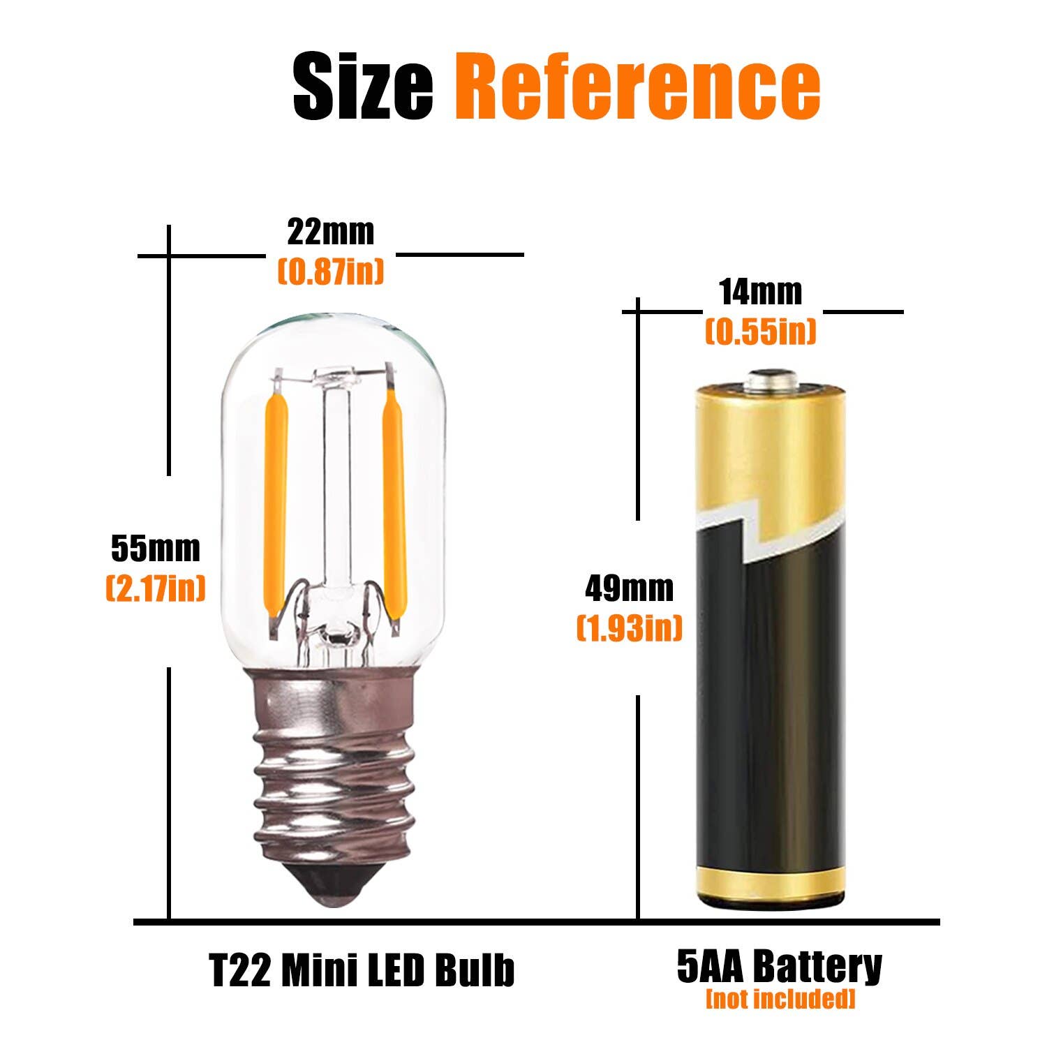 YI LIGHTING LLC - Wholesale Light Bulb/Puck - 1W T22 T7 LED Bulbs Salt lamp Replacement Bulbs Glass 2700K4