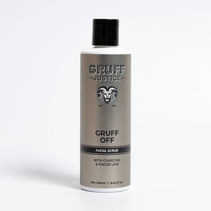 Gruff Off Facial Scrub for wholesale by Gruff Justice