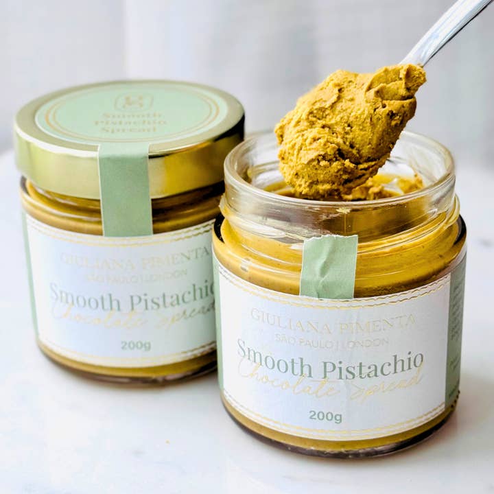 Smooth Pistachio Spread for wholesale by Giuliana Pimenta