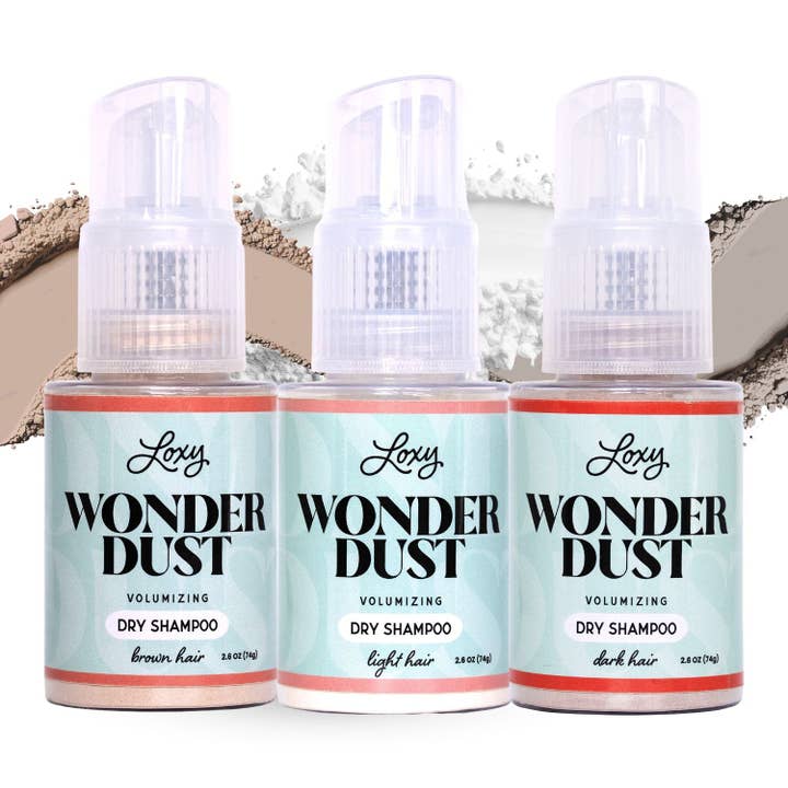 Wonder Dust Droogshampoo: Olie-absorberend, Volumiserend Poeder voor Licht, Bruin & Donker Haar voor wholesale door Loxy