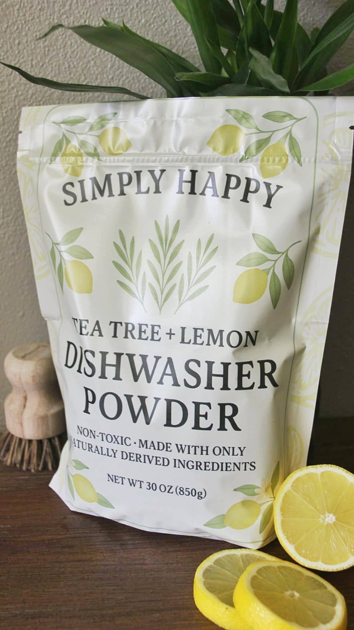 Simply Happy - Wholesale Dishwasher Soap - Tea Tree + Lemon Dishwasher Powder | Naturally Derived1