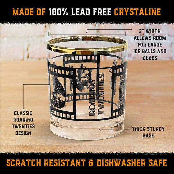 Aged & Charred - Wholesale Cocktail/Liquor Glass - Roaring Twenties Vintage Cocktail Glasses