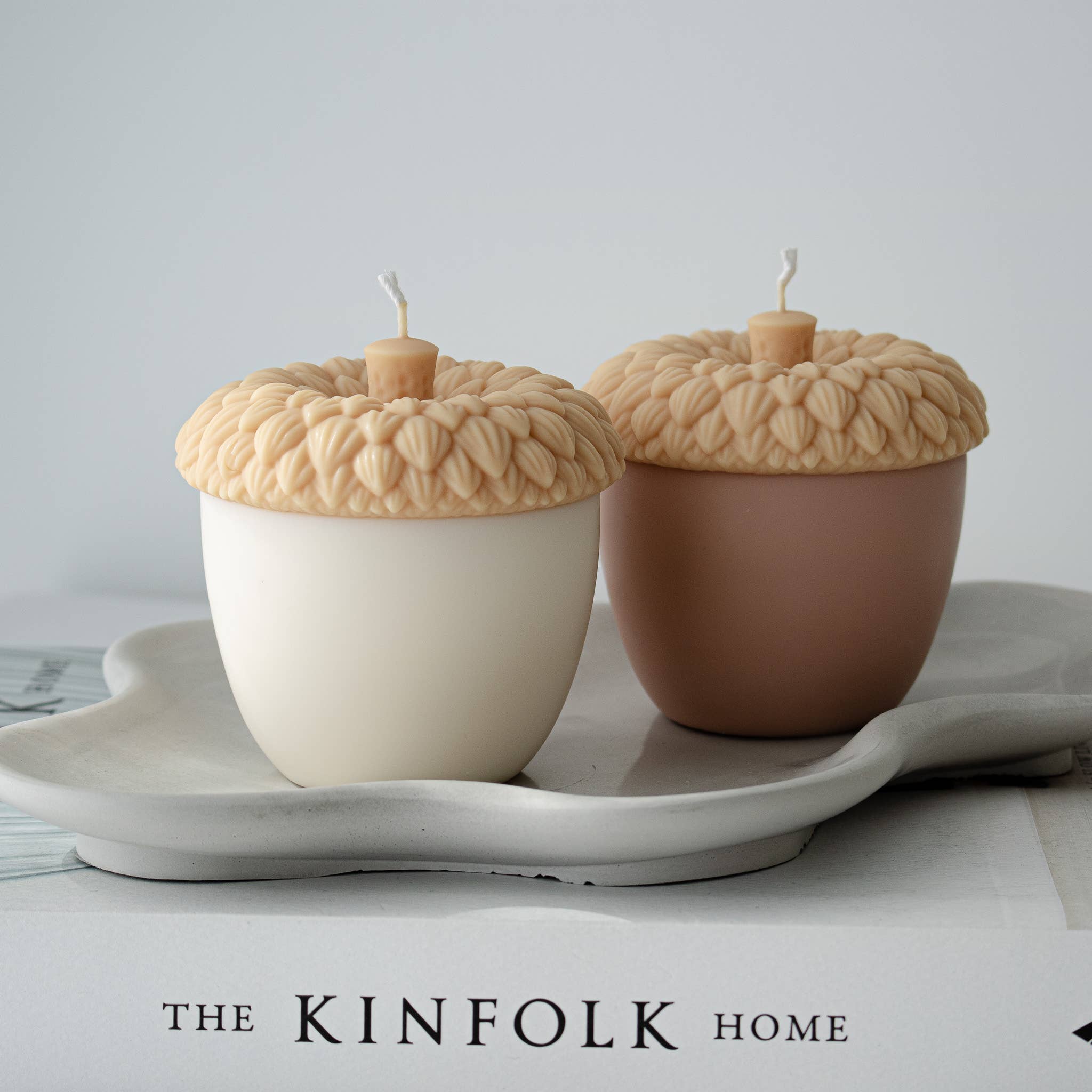 Glowing Harmony Candle Co - Wholesale Novelty Candle - Acorn Candle | Autumn Candles |Christmas Home Decor