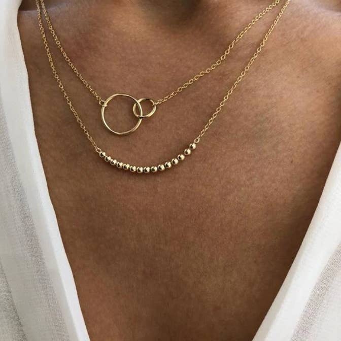 Kate Tuesday Jewelry - Wholesale Pendant/Charm Necklace - Ryan Gold Necklace1