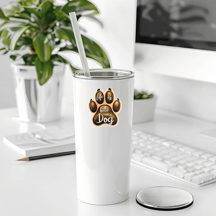 Sticker Atlas - Wholesale Sticker - Life Is Better With A Dog Sticker3