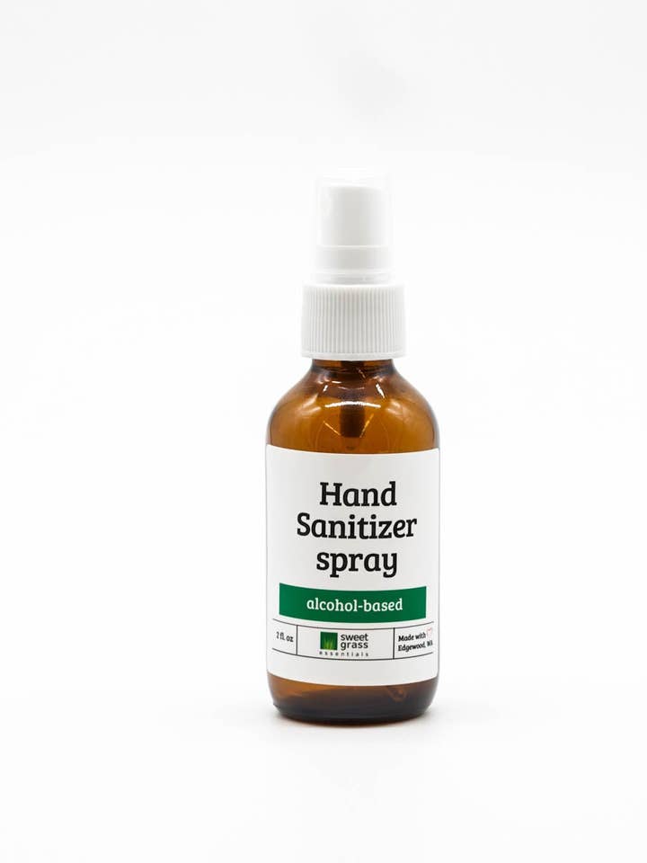 Alcohol based Hand Sanitizer Spray for wholesale by Sweet Grass Essentials
