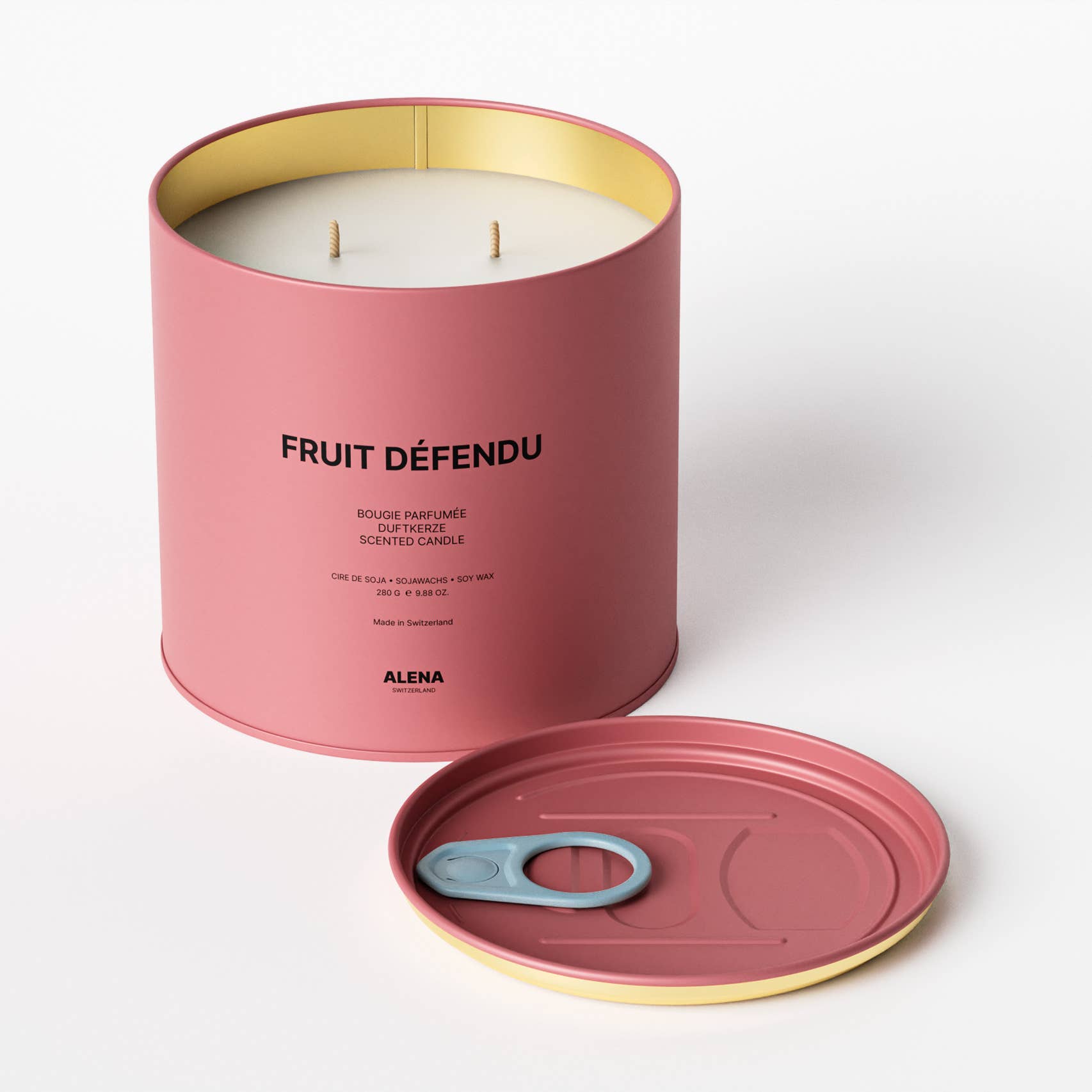 ALENA SWITZERLAND – Vela em jarro/copo por atacado – Vela Perfumada Fruit Défendu – 280 g1