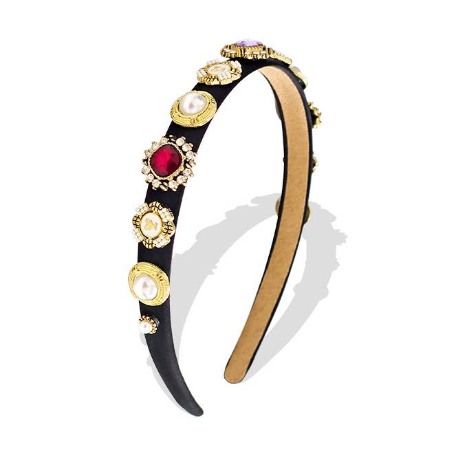 AMORINO SRL – Großhandel Fashion-Stirnband – Damen – CRYSTAL- UND PERLENSTIRNBAND - PP2288D6585